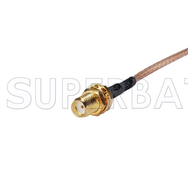 RF coaxial UHF Female SO239 SO-239 to SMA Female Coax Connector Pigtail Jumper RG316 Extension Cable -Ham Radio Antenna Adapter Cable Assembly