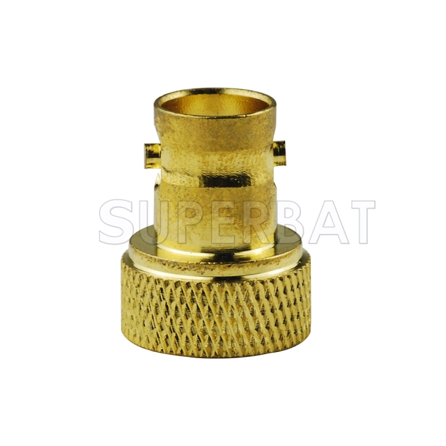 RF Coaxial Coax Handheld Radio Antenna Adapter BNC Female to SMA Male Straight Connector Goldplated Adaptor for Baofeng Wouxun  Icom Yaesu