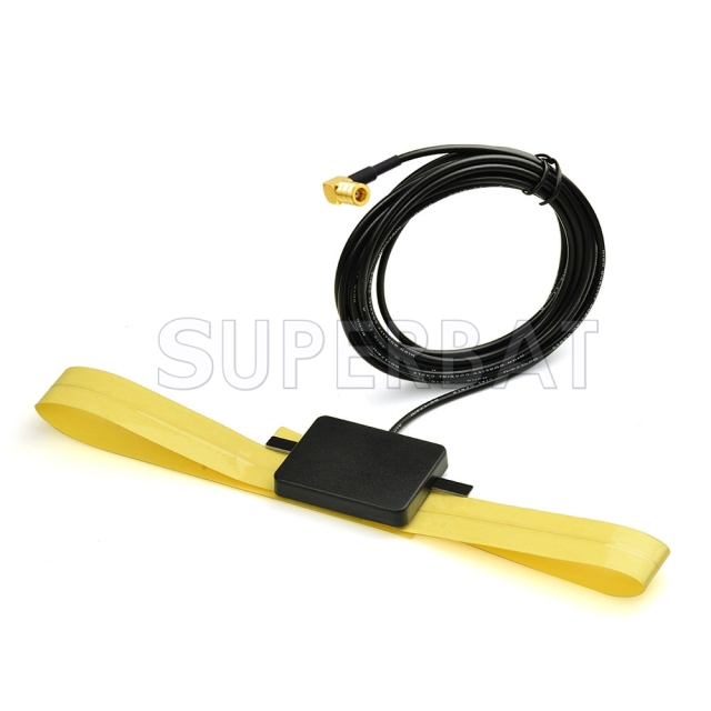 DAB car radios aerial internal glass mount of SMB connector for   DAB