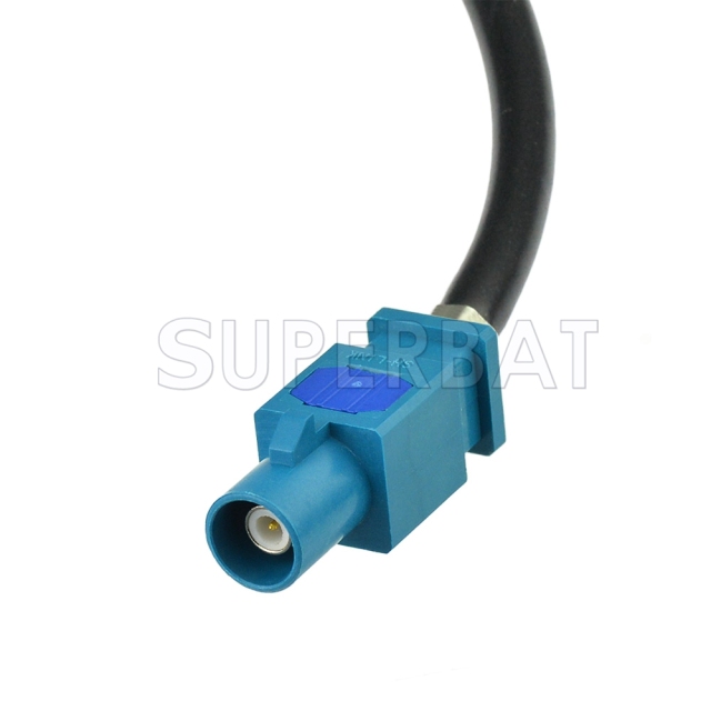 Antenna adapter RAKU RAST 2 RAST II on FAKRA plug adapter for AUDI SEAT SKODA VW