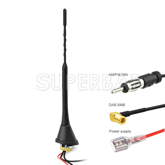 Amplified DAB/DAB+ car radio aerial roof mount antenna for Alpine  Sony DAB Radio