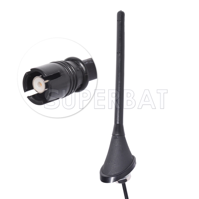 Auto radio AM FM Roof Antenna with RAKU II RAKU2  Connection 16V For CITROEN OPEL PEUGEOT SEAT SKODA VOLVO VW until 2004