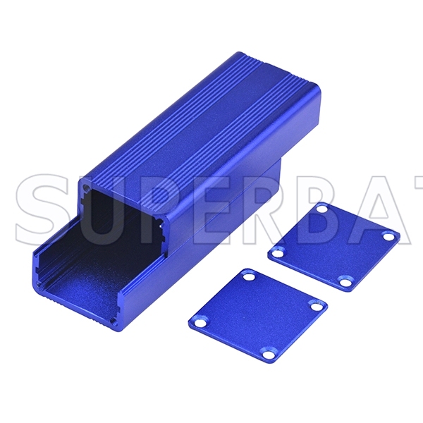 Blue Color Aluminum Enclosure Case Split Body 32mm*29mm*80mm（W*H*L）