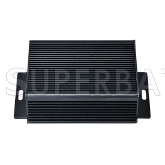 Aluminum Enclosure Case Tube with Flange 80mm*37.5mm*100mm（W*H*L）