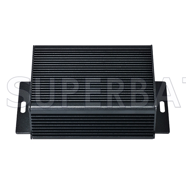 Aluminum Enclosure Case Tube with Flange 80mm*37.5mm*100mm（W*H*L）