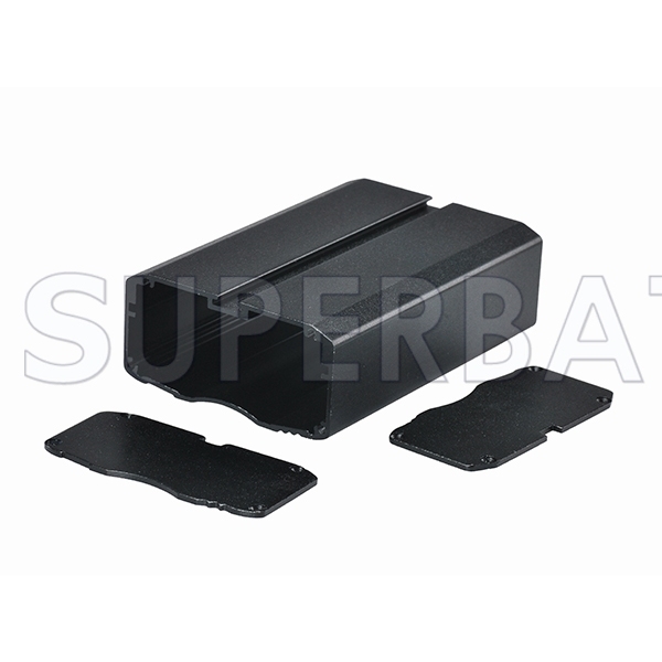 Black Color Aluminum Enclosure Case Tube 53mm*26mm*80mm（W*H*L）
