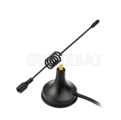 3dbi 433Mhz FM/AM Radio Walkie Talkies Antenna SMA Male Connector with Magnetic Base 3m Cable for Wouxun BaoFeng TYT