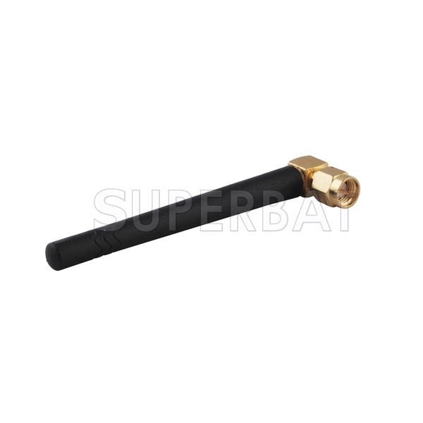 2.4GHz 3dBi Omni WIFI Antenna SMA Plug male right angle for wireless router