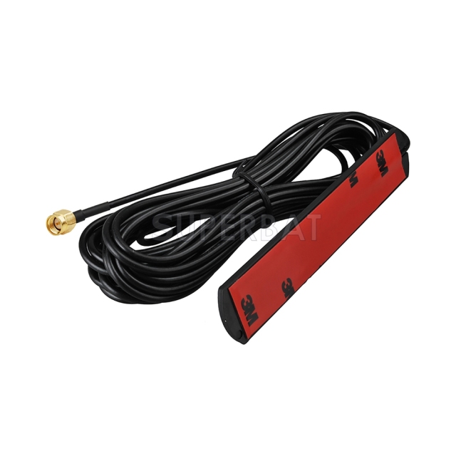 Antenna 433Mhz 2.5dbi SMA Plug male Connector Mounting Adhesive for Ham Radio 5m