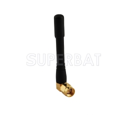 SMA Male Right Angle 6cm GSM GPRS 900/1800 MHz Antenna New