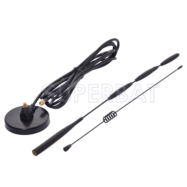High gian Cellular car antenna 18dBi 900/1800MHz RP SMA 3M cable for AMPS,CDMA