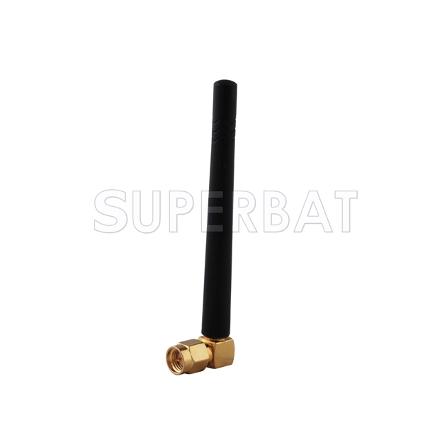 2.4GHz 3dBi Omni WIFI Antenna SMA Plug male right angle for wireless router