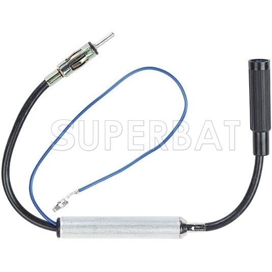 Superbat FAKRA A male for Audi Radio Antenna Adaptor Fakra Wire black