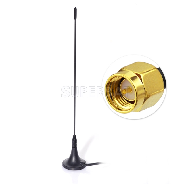 DAB/DAB+ car radios aerial with magnetic mount DAB aerial SMA connector 4m Cable