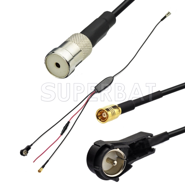 FM/AM to DAB/FM/AM car radio aerial ISO connectors converter/splitter/Amplifier for DAB