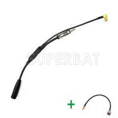 DAB Car radio receiver DAB/FM/AM aerial converter/splitter and F connector antenna for DAB
