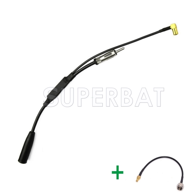 DAB Car radio receiver DAB/FM/AM aerial converter/splitter and F connector antenna for DAB