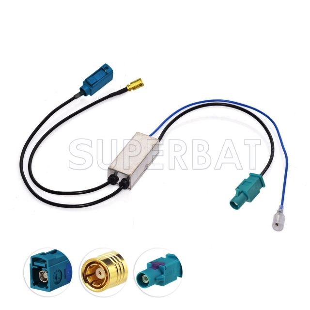 FM/AM to DAB/FM/AM car radio aerial converter/splitter/Amplifier for Clarity CCE203-DAB