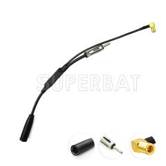 DAB Car radio receiver DAB/FM/AM aerial converter/splitter and F connector antenna for DAB