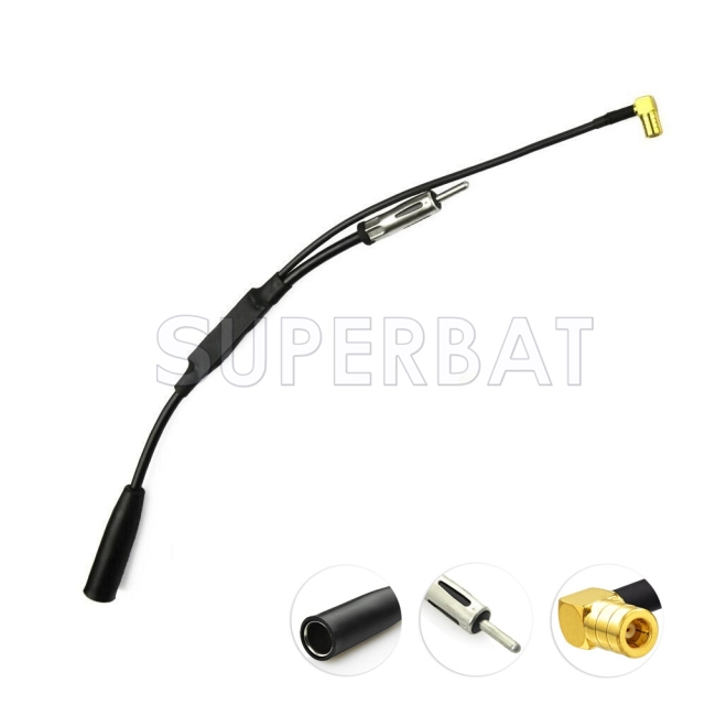 DAB Car radio receiver DAB/FM/AM aerial converter/splitter and F connector antenna for DAB