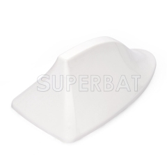 Universal Auto Car ABS Roof Radio AM/FM Signal Shark Fin Style Aerial Antenna AU （White）