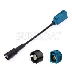 DAB DAB+ FM AM Car Digital Radio Aerial Converter RAST II to Fakra Cable Adapter for Alpine Car Stereo