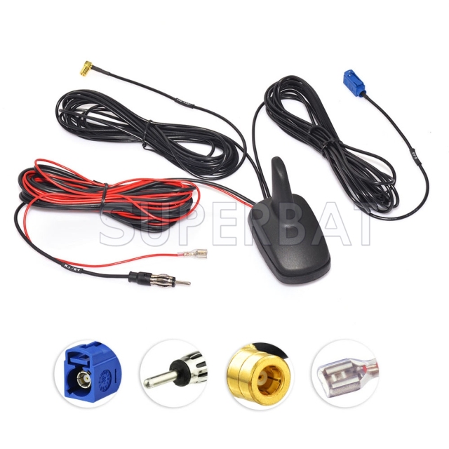 DAB/DAB+/GPS/FM/AM car digital radio Amplified aerial Roof mount Antenna Roof mount Antenna for  Sony
