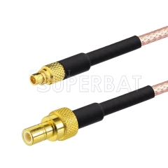 RG316 Cable Assembly with mmcx Male to smb jack straight Connectors