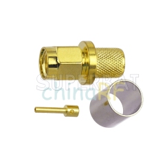 RP SMA Plug Female Connector Straight Crimp for LMR300 Cable