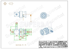 BNC Plug Male Connector Right Angle Crimp RG316