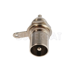 TV(PAL) Plug bulkhead RF Connector
