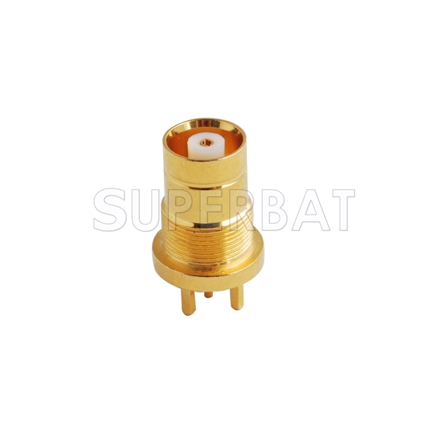 75 Ohm RF Connector 1.6/5.6(L9) thru hole Jack Straight vertical PCB Mount