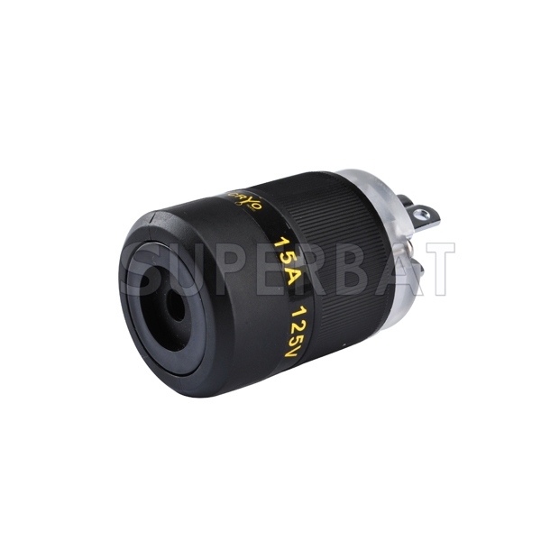 IEC 3pin AC 125V 15A power cord plug connector