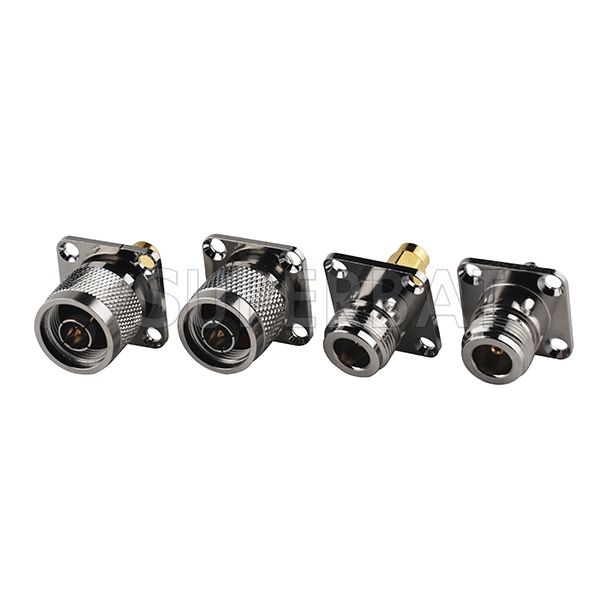 SMA to N adapter Kit SMA to N flange panel RF connector adapters