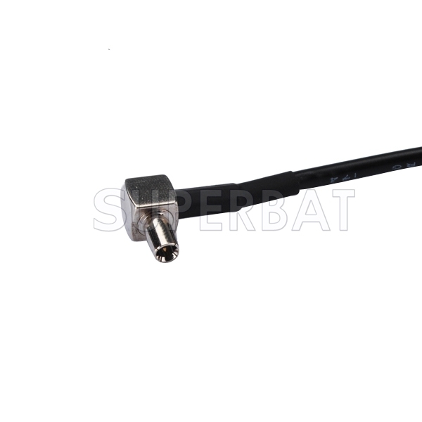 RP-SMA Female bulkhead to TS-9 Male Right Angle RG174 3G Wireless Modem Extension Adapter Cable For Huawei USB Modem