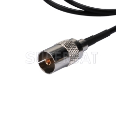 Pigtail cable Fakra female A Straight to TV female RG174