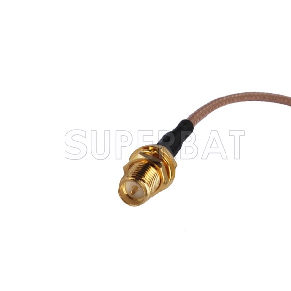 Rf Connector Fakra "C" Male to Rp-sma Jack Bulkhead Straight Assembly Extension Coaxial Cable RG316