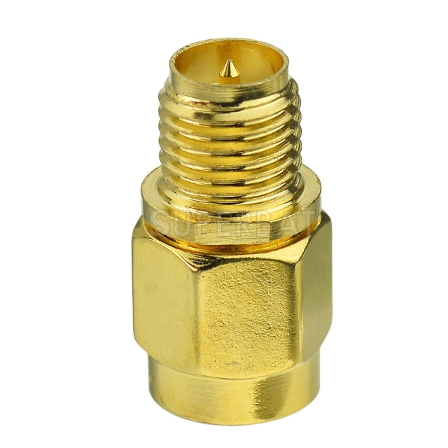SMA Plug Male to RP SMA Jack Male Adapter Straight