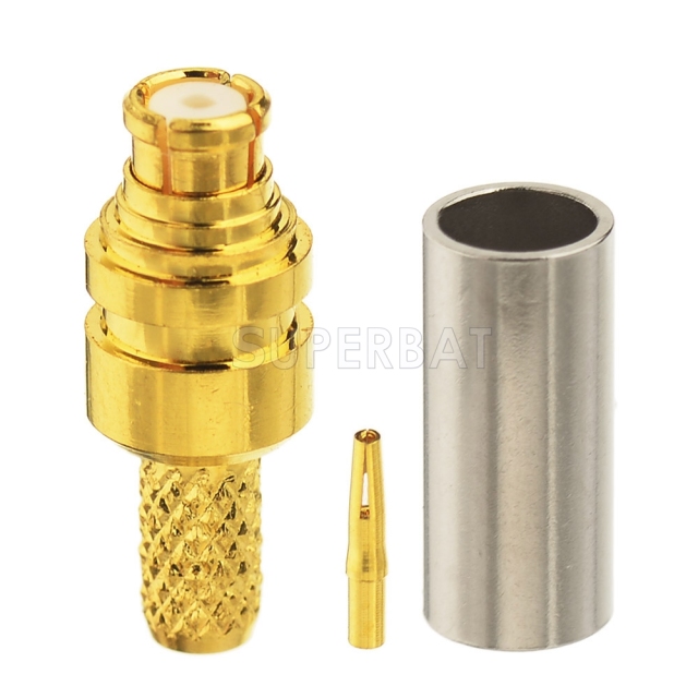 SMP Jack Female Connector Straight crimp for RG316