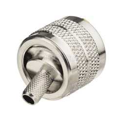 UHF Plug Male Connector Straight Crimp LMR-195