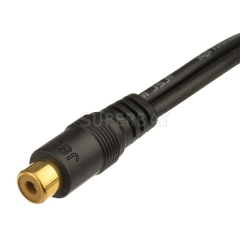 RAC Stereo Female Mini Jack To 2 Male RCA Plug Adapter 6 foot Audio Y Cable