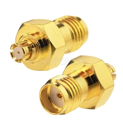 SMP Jack Female Adapter to SMA Straight Jack Female 50Ω RF Coax Adapter Connector