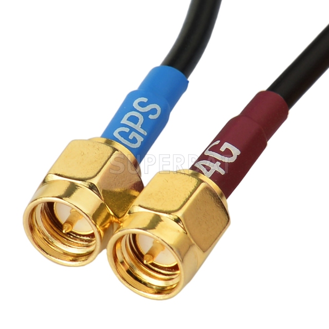 Vehicle Truck RV GPS 4G LTE Magnetic Mount Combined Antenna for GPS Navigation Head Unit Car Telematics 4G LTE Mobile Cell Phone Booster System