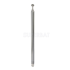 Superbat Indoor New High Quality AM FM Radio 7 Sections Telescopic Antenna Aerial for Radio TV