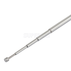 Superbat PAL Male Plug Connector Television DAB DAB+ FM AM DVB-T DVB-T2 TV Tuner Antenna 6 Section Telescopic Aerial