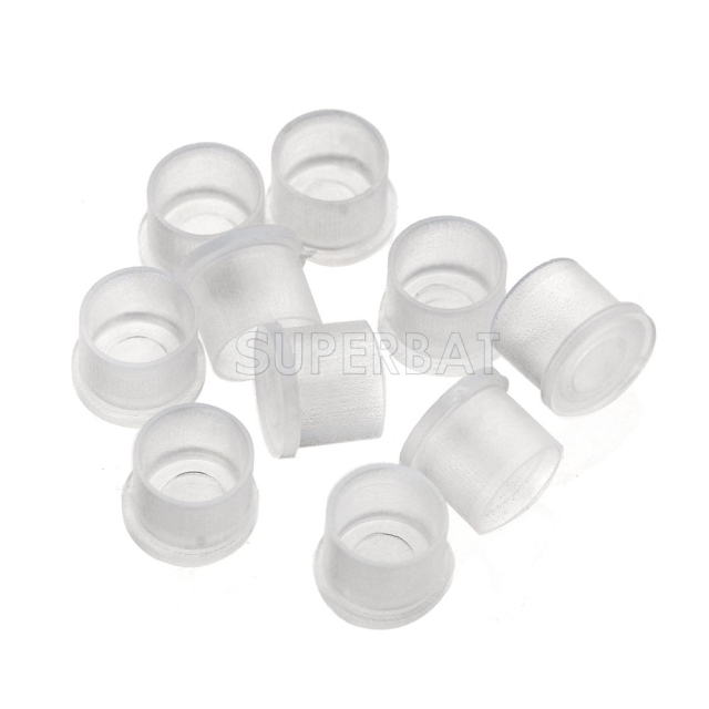 100PCS SMA Covers Plastic Dust Cap Transparent Color for SMA Jack Female Connector
