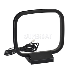 Indoor AM Antenna 2-Pin Mini Connector for Sony Philips Curtis Radio Audio System