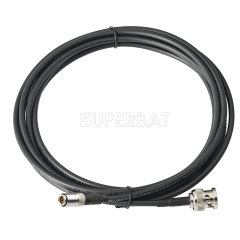 Superbat 10 feet BNC Male to DIN 1.0/2.3 Plug 75 Ohm 3G 6G HD SDI Vedio Camera Cable (Belden 1855A)