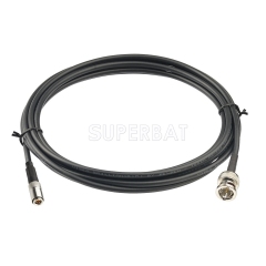 Superbat 10 feet BNC Male to DIN 1.0/2.3 Plug 75 Ohm 3G 6G HD SDI Vedio Camera Cable (Belden 1855A)