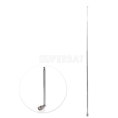 7 Section Telescopic BNC Male Swivel Antenna for Portable Radio Scanner TV FM Radio Scanners Remote Receivers and Other Electronics Products